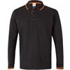 VELILLA 105515 0/19 Polo Bicolore Manica Corta, Colore Blu Navy e Arancione, Taglia 3XL