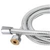 YEAUPE 2M (79") Tubo doccia universale Anti-Kink Standard G1/2 Tutti i connettori di rame Premium sostituzione tubo in acciaio inox, Chrome