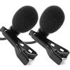 Ik Multimedia IP-IRIG-MICLAV2P-IN Irig Mic Lav Kit da 2 Microfoni Lavalier per iOS e Android, Nero/Antracite