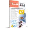 Peach Pellicole plastificatrici A5 - 125 mic - 100 pouches - Lucide - Qualità premium per i migliori risultati di laminazione - Compatibile con dispositivi di tutti i produttori - PP525-03