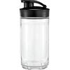WMF Tazza da frullato Kult X Mix & Go/Küchenminis da 300 ml, bottiglia per frullato, contenitore per miscelazione, plastica Tritan, senza BPA, infrangibile