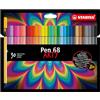 STABILO Pen 68 - Pennarello Premium - ARTY - Astuccio da 30 - Colori Assortiti
