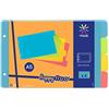 Viquel - Intercalari per raccoglitori con spine bristol 14,7 x 23,5 cm in plastica - divisori colori fluo