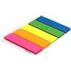 Waytex 931670 Segnalibro plastificato riposizionabile, 25 x 5 colori, 45 x 12 mm