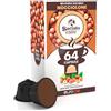 Baciato Caffè 64 Capsule Caffè Gusto Nocciolone Compatibile con Nescafé Dolcegusto Aromatizzato alla Nocciola per Baciato Caffè Linea Dolce Gusto