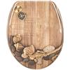 WOLTU Sedile WC Copriwater Universale con Chiusura Ammortizzata Tavoletta WC Soft Close con Cerniere Regolabili Toilet Seat ColoreMaritime Iii a Forma di O