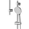 MORADO Barra scorrevole per doccia in acciaio inox con 3 modalità (senza rubinetto), tubo doccia da 150cm,asta regolabile da 68cm,finitura cromata