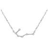 Clearine Costellazione Collana Donna Cancro Argento Delicato Zirconia Cubica Oroscopo zodiacale Speciale Ciondolo