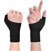 ACWOO Guanti da Artrite, 1 Paio Guanti Compressione per Pollice Polso con Gel Cuscinetti, Guanti Supporto Traspirante per Tunnel Carpale Pollice Dolore e Infortuni, Tendinite e Slogature (L)