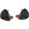 Linsoul KZ ZS10 PRO X Upgraded 1DD+4BA Hybrid HiFi Driver in Ear Earphones IEM con frontalino in lega Cavo staccabile 0,75 mm 2Pin placcato argento (senza microfono)