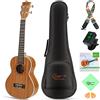 Hricane Ukulele Soprano Professionale Opaco Kit Ukulele con Busta Grosso E altri Accessori (21 Pollici)