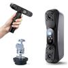 Revopoint Scanner 3D portatile POP 4, laser blu,precisione 0,03 mm,105 fps, analisi AI e modellazione 3DGS, 5 modi di scansione, tracciamento anti-vibrazione, uso in esterna, Premium senza filtri blu