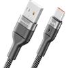 deleyCON 1m USB C 3.1A Ricarica Dati USB-A a USB-C Cable per iPhone 17 16 15 Pro Max Air Galaxy A16 A56 S26 S25 S24 S23 Pixel iPad Pro Notebook AirPods Tablet Switch PS5