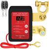 Mtchavno Stacca Batteria 12V per Auto, 240A Sezionatore Remoto Senza Fili con Telecomando, Staccabatteria Automatico Antifurto con LED Volt Display per Auto RV ATV Camion Barca(Nero-rosso)