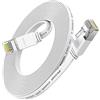UGREEN Cavo di Rete Ethernet LAN RJ45 Gigabit Cat 6 Piatto Nucleo in Rame Puro Alta velocità 1000Mbps 250Mhz/s per Xbox Switch PS5 Router PS4 Modem-15M