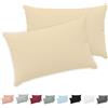 Twinzen - Federa Cuscino 40x70 cm - Set da 2-100% Cotone - Beige