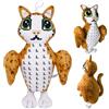 Mineup Steal A Brainrot Peluche, Giocattolo Italiano Tralalero Peluche Figura, Brain Rot Plush, Regalo Per Fan Adulti Bambini, Morbido Peluch Per Decorazione E Collezione (Marrone - Gatto)