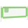 vidaXL Sponda Letto di Sicurezza per Bambini Verde 190x25cm in Tessuto