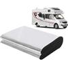 Generico Kit Isolamento Batteria Universale - Foglio Di Alluminio 102x18x0,3 Cm | Coperta Protettiva Termica Per Auto | Involucro Anti-Conduttivo Per Camper, Barca E Motocicletta Nel Freddo
