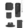 JSGHGDF Custodia protettiva in silicone resistente per Pocket 4 Vlog Camera Guard con ritaglio preciso e base antiscivolo