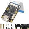 Geekworm Modulo X630 V1.5 Hdmi a CSI-2 per Raspberry Pi, Bridge di ingresso Hdmi TC358743 Supporta fino a 1080p/25Fps Compatibile con Raspberry Pi 4B/3B+/3B/3A+/Pi Zero/Zero W/Zero 2W