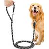 Oneisall Guinzaglio per Cani di Taglia Grande e Media (15-60kg), a Mano Libera da 3m e Doppio Con Catarifrangente, Resistenza Fino a 200kg