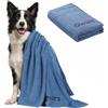 Gimars asciugamano cane 140x70 cm in microfibra, super assorbente, asciugatura rapida, grande, per cani grandi, per asciugare dopo il bagno e la pioggia