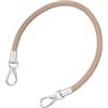 QUARKZMAN Fascia in Pelle per Borsa, 1pcs 50cm/19.69 Fascia Corta in Pelle PU Intrecciata con Fibbie in Metallo, Borse (Fascia Marrone Grigio + Fibbia Argento)