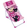 ARDITEX WD16122 Lettino pieghevole da 43 x 66 x 61 cm di Disney-Minnie
