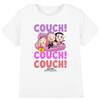 KPOP Demon Hunters Huntrix Couch Couch Couch T-Shirt Bambini, Bianco, 9-11 A