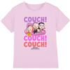 KPOP Demon Hunters Huntrix Couch Couch Couch T-Shirt Bambini, Rosa, 9-11 A