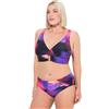 Ulla Popken Bikini Sophia, Schnalle, Lights Set, Fucsia, 62 Donna