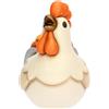 THUN Gallo Jack Grande, Ceramica, Collezione Giardino di Primavera, 16,5 x 11,7 x 17,4 cm