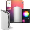 Philips Hue Play Smart Wall Washer Bianco, Tecnologia ColorCast, Luce bianca e colorata, Compatibile Bluetooth, Controllo vocale con Alexa, Apple Home & Google Assistant, pack da 1
