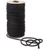 IPEA Corda Macrame Nero Cotone Naturale - 4 mm x 100 Metri - [ Made in Italy ] - Rotolo Super Lungo - Filo da Cucito per Lavorazioni Artigianali, Decorazioni, Arazzi e Tende - Filato
