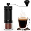 Euqvunn Macina Caffè Manuale con Macina in Ceramica, 40 Impostazioni di Macinatura Precise per French Press, Pour-Over, Moka Pot & Altro, Capacità di 30g