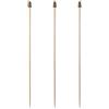 Windhager Set di bastoncini di rose, bastoncini di legno per palline da giardino, bastoncini di legno per palline di vetro, con kit di sughero, per palline di rose da 12 a 16 cm, 3 pezzi, 100 cm,