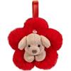 Trudi Sw Col Fiore con Cagnolino | Peluche regalo per San Valentino, Animali di peluche | 9x9x6 cm taglia XXS | Sweet collection | modello 51383