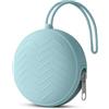Aolso Porta Succhietto in Silicone, 1 pcs Lavabile Contenitore per Ciuccio, Custodia in Silicone per Ciucci per Bambini da Viaggio, Chiusura a Cerniera per Ciuccio-Blu