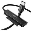 UGREEN Adattatore USB C 3.1 a SATA per SSD HDD 2.5", Cavo Type C UASP 5Gbps Supporta S.M.A.R.T, TRIM, Compatibile con 870 EVO Crucial Seagate, PS4, Xbox, ecc