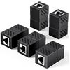 UGREEN 5 Pezzi Accoppiatore di Rete Rj45, Connettore LAN Femmina per Estendere Cavi Ethernet