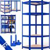 Monzana® Scaffale Metallo Angolare Garage 180x70x40 875kg 5 Riapiani Scaffali Cantina Scaffalatura Angolare Scaffale Salvaspazio Mobile Metallo