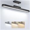 TOPPLEE Lampada da Scrivania Senza Fili 2500mAh Luce LED Sottopensile LED Magnetica Controllo Touch Dimmerabile Luce Notturna Luce Scrivania Ricaricabile USB per Sottopensile, Cucina, Lettura, Lavorare