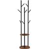 HOOBRO Appendiabiti da Ingresso, Attaccapanni da Terra, Portabiti con 8 Ganci e Scaffale a 2 Ripiani, per Vestiti, Cappelli, Borse, Sciarpe, Stile Industriale, per Corridoio, Entrata EBF33YM01
