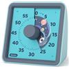 LIORQUE Timer Visivo Bambini Da 60 Minuti Conto Alla Rovescia Silenzioso Di Gestione Del Tempo Per Aule O Riunioni Per Adulti