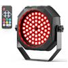Oloaxolx 30W Mini RGBW 60 LED Par faro batteria con telecomando ricaricabile luce de palcoscenico stroboscopica con Modalità Suono/Auto illuminazione luce da discoteca per festa DJ compleanno camera