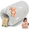 Totsy Baby Cuscino allattamento per bebe 20 cm - Cuscini a manica o a bracciale per l'alimentazione neonato piccolo cuscinetto per bambini o bambina Oeko-Tex Orsacchiotti