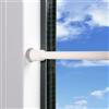 GDEVKHN 3 unità Estendibile aste per tende bastoni per tende a pressionenon è necessario forare Bianco 45-60CM