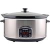 BEPER BC.510 Slow cooker,Pentola digitale per la cottura lenta,4,5 Litri,Acciaio, 3 impostazioni di cottura,Timer programmabile,Pentola interna estraibile,Lavabile in lavastoviglie
