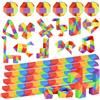 GOLDGE 24 Pack Mini Colorato Serpente Magico, 24 Blocchi Giocattolo Twist Cubo Puzzle Gadget Bambini Regalini Fine Festa Compleanno per Ragazzi